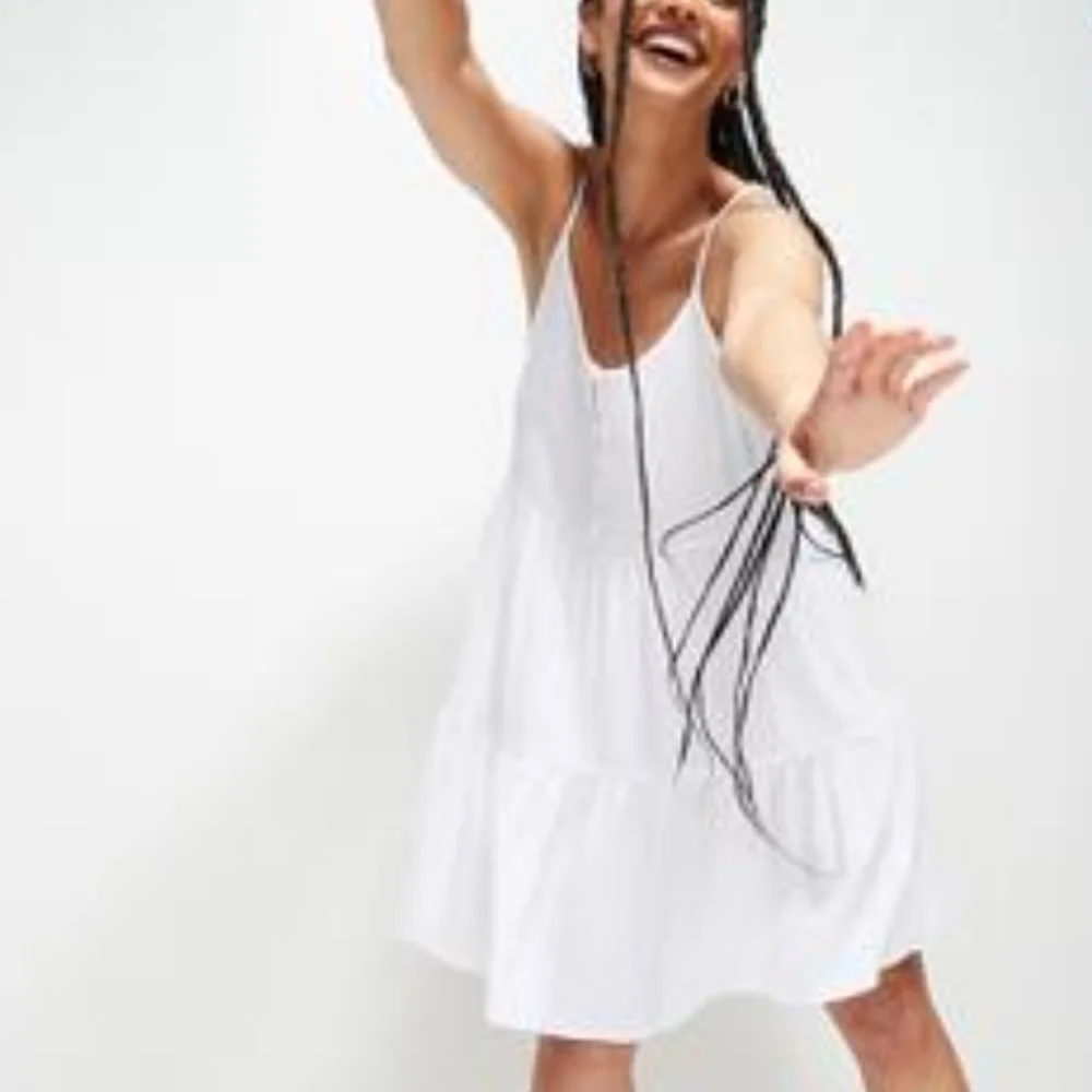 POSSE white slip gauze baby doll dress - Picture 1 of 8